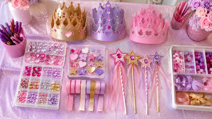 accesorios fiesta de princesas infantil