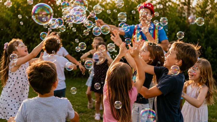 juegos burbujas jabon
