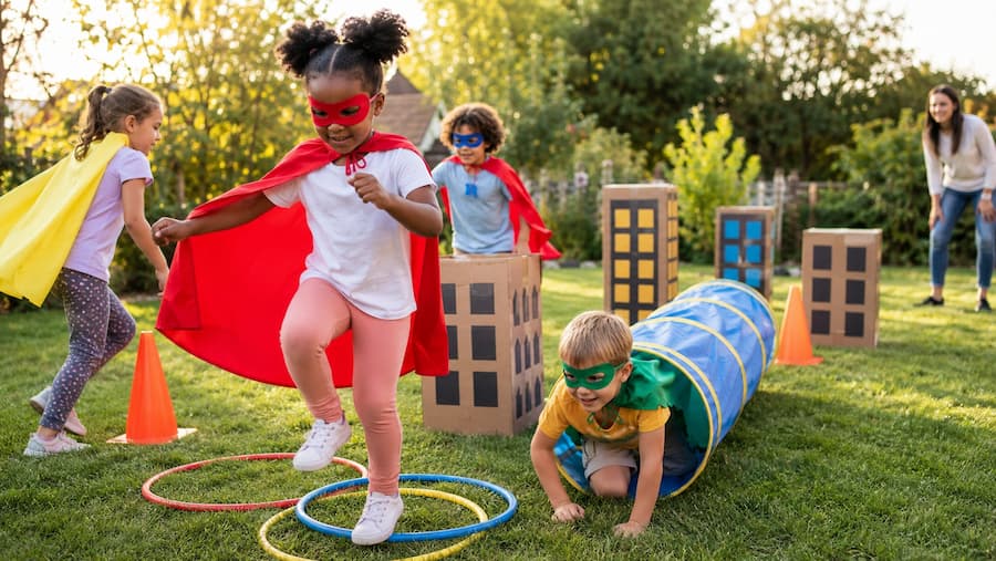 juegos fiesta superheroes