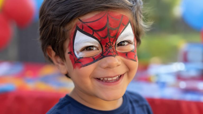pintacara spiderman