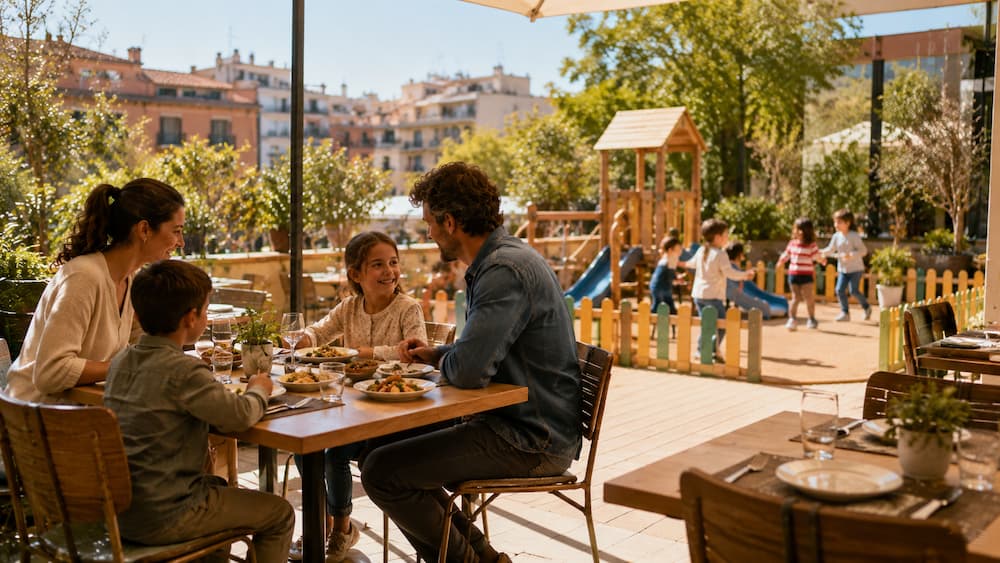 sitios comer ninos barcelona