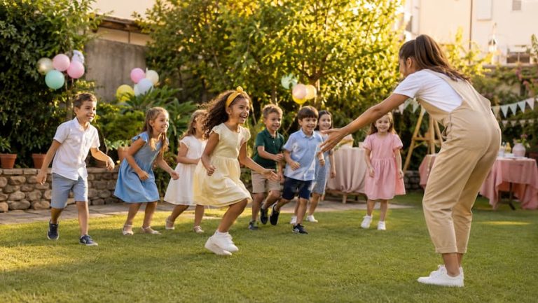 animadora juego infantil