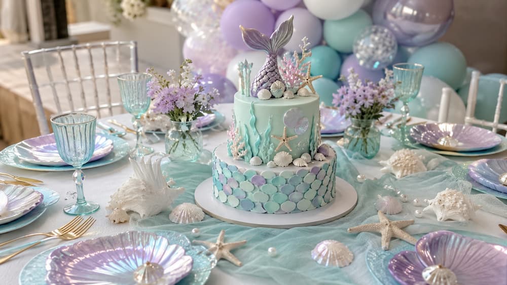 decoracion cumpleanos sirena