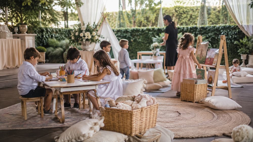entretener hijos boda