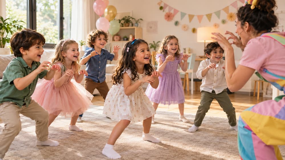 fiesta infantil risas juegos