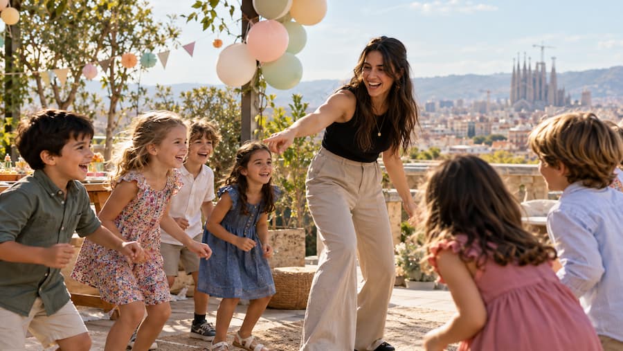 fiesta infantil terraza