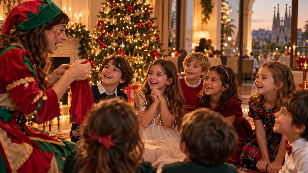 fiesta navideña niños